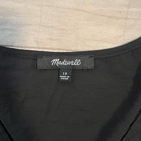 EUC Madewell Black Ariana Midi Dress - Picture 3 of 6